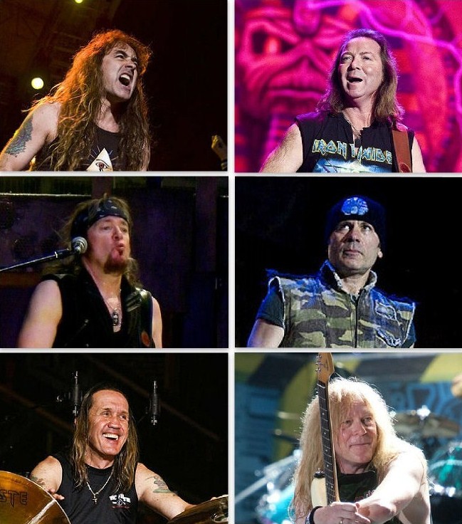 Iron Maiden — group photograph